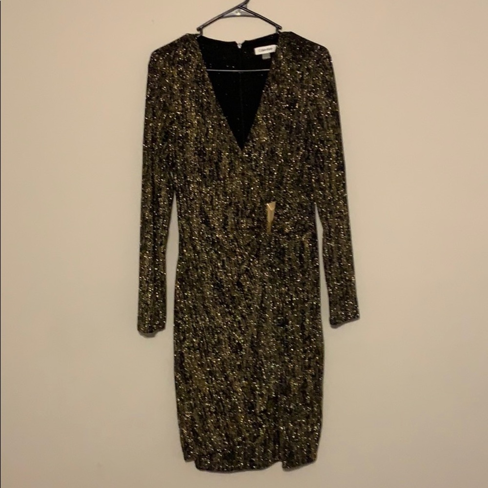 Calvin Klein Glitter Dress